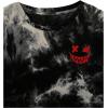 imageSOLY HUX Boys Tie Dye Graphic Print T Shirts Short Sleeve Drop Shoulder Summer Tee TopsBeige Black Graphic