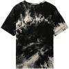imageSOLY HUX Boys Tie Dye Graphic Print T Shirts Short Sleeve Drop Shoulder Summer Tee TopsBeige Black Graphic