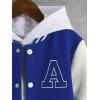 imageSOLY HUX Boys Varsity Jacket Letter Star Print Long Sleeve Color Block Baseball Bomber Jacket CoatBlue and White Print