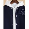 imageSOLY HUX Boys Varsity Jacket Letter Star Print Long Sleeve Color Block Baseball Bomber Jacket CoatRoyal Blue Letter