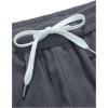 imageSOLY HUX Mens 2 Piece Corduroy Pants Drawstring Elastic Waist Straight Leg Baggy Pants with PocketsBeige and Grey