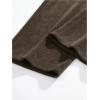 imageSOLY HUX Mens 2 Piece Corduroy Pants Drawstring Elastic Waist Straight Leg Baggy Pants with PocketsBrown and Khaki