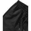 imageSOLY HUX Mens Cartoon Print Drawstring High Waisted Sweat Shorts Casual Summer Track Shorts with PocketBlack
