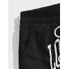 imageSOLY HUX Mens Drawstring Waist Athletic Shorts Workout Basketball Shorts Summer Printed Track ShortsBlack Graphic