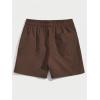imageSOLY HUX Mens Drawstring Waist Athletic Shorts Workout Basketball Shorts Summer Printed Track ShortsBrown Graphic