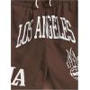 imageSOLY HUX Mens Drawstring Waist Athletic Shorts Workout Basketball Shorts Summer Printed Track ShortsBrown Graphic