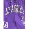 imageSOLY HUX Mens Drawstring Waist Athletic Shorts Workout Basketball Shorts Summer Printed Track ShortsPurple Graphic