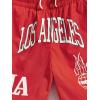 imageSOLY HUX Mens Drawstring Waist Athletic Shorts Workout Basketball Shorts Summer Printed Track ShortsRed Graphic