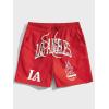 imageSOLY HUX Mens Drawstring Waist Athletic Shorts Workout Basketball Shorts Summer Printed Track ShortsRed Graphic