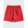 imageSOLY HUX Mens Drawstring Waist Athletic Shorts Workout Basketball Shorts Summer Printed Track ShortsRed Graphic