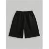 imageSOLY HUX Mens Graphic Shorts High Waist Elastic Casual Workout Athletic Gym Summer y2k ShortsBlack Graphic