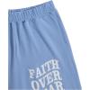 imageSOLY HUX Mens Graphic Shorts High Waist Elastic Casual Workout Athletic Gym Summer y2k ShortsBlue Letter