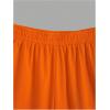imageSOLY HUX Mens Graphic Shorts High Waist Elastic Casual Workout Athletic Gym Summer y2k ShortsOrange Black Letter
