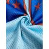 imageSOLY HUX Mens Jersey Y2k Baggy Shirts Graphic Tees Oversized V Neck Tshirts Summer TopsAzure Sky Blue