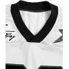 imageSOLY HUX Mens Jersey Y2k Baggy Shirts Graphic Tees Oversized V Neck Tshirts Summer TopsBlack and White