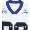imageSOLY HUX Mens Jersey Y2k Baggy Shirts Graphic Tees Oversized V Neck Tshirts Summer TopsBlue and White
