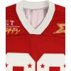 imageSOLY HUX Mens Jersey Y2k Baggy Shirts Graphic Tees Oversized V Neck Tshirts Summer TopsRed Beige