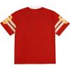 imageSOLY HUX Mens Jersey Y2k Baggy Shirts Graphic Tees Oversized V Neck Tshirts Summer TopsRed Beige