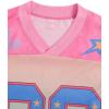 imageSOLY HUX Mens Jersey Y2k Baggy Shirts Graphic Tees Oversized V Neck Tshirts Summer TopsSweet Candy