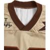 imageSOLY HUX Mens Jersey Y2k Baggy Shirts Graphic Tees Oversized V Neck Tshirts Summer TopsVintage Brown