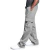 imageSOLY HUX Mens Sweatpants Drawstring Waist Flap Pocket Baggy Long PantsPlain Grey