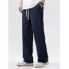 imageSOLY HUX Mens Sweatpants with Pockets Joggers Casual Straight Leg Sweat Pants Drawstring Waist Trousers StreetwearDark Blue