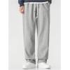 imageSOLY HUX Mens Sweatpants with Pockets Joggers Casual Straight Leg Sweat Pants Drawstring Waist Trousers StreetwearLight Grey