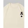 imageSOLY HUX Mens T Shirts Letter Graphic Tees Crew Neck Short Sleeve Summer TopsBeige Letter