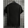 imageSOLY HUX Mens T Shirts Letter Graphic Tees Crew Neck Short Sleeve Summer TopsBlack Letter