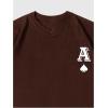imageSOLY HUX Mens T Shirts Letter Graphic Tees Crew Neck Short Sleeve Summer TopsBrown Letter
