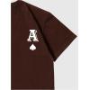 imageSOLY HUX Mens T Shirts Letter Graphic Tees Crew Neck Short Sleeve Summer TopsBrown Letter