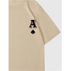 imageSOLY HUX Mens T Shirts Letter Graphic Tees Crew Neck Short Sleeve Summer TopsBrown Letter Print