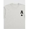 imageSOLY HUX Mens T Shirts Letter Graphic Tees Crew Neck Short Sleeve Summer TopsLight Grey Letter