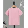 imageSOLY HUX T Shirt for Boys Letter Graphic Print Tees Short Sleeve Shirts Summer ClothesPink Letter