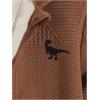 imageSOLY HUX Toddler Boys 2 Piece Outfits Fall Winter Sweatsuit Long Sleeve Hoodie Jacket and Sweatpants SetBrown Graphic