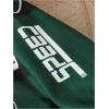imageSOLY HUX Toddler Boys Varsity Jacket Letter Graphic Color Block Long Sleeve Motorcycle Jacket OuterwearGreen Letter