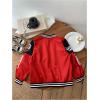 imageSOLY HUX Toddler Boys Varsity Jacket Letter Graphic Color Block Long Sleeve Motorcycle Jacket OuterwearRed Letter