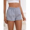 imageSOLY HUX Womens Elastic High Waisted Sweat Shorts Casual Comfy Lounge Summer Shorts TrendyPlain Grey
