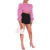 imageSOLY HUX Womens Elastic High Waisted Sweat Shorts Casual Comfy Lounge Summer Shorts TrendySolid Black