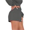 imageSOLY HUX Womens Elastic High Waisted Sweat Shorts Casual Comfy Lounge Summer Shorts TrendySolid Grey