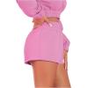 imageSOLY HUX Womens Elastic High Waisted Sweat Shorts Casual Comfy Lounge Summer Shorts TrendySolid Pink