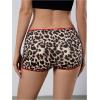 imageSOLY HUX Womens Y2k Lace Trim Leopard Shorts Drop Waist Skinny Mini Shorts Party ClubwearMulti Leopard Floral