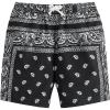 imageSOLY HUX Boys Summer Boho Paisley Print Drawstring High Waisted ShortsBlack and White