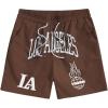 imageSOLY HUX Mens Drawstring Waist Athletic Shorts Workout Basketball Shorts Summer Printed Track ShortsBrown Graphic