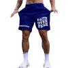 imageSOLY HUX Mens Graphic Shorts High Waist Elastic Casual Workout Athletic Gym Summer y2k ShortsRoyal Blue Letter