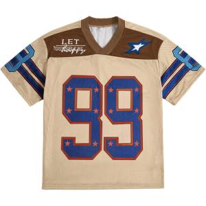 imageSOLY HUX Mens Jersey Y2k Baggy Shirts Graphic Tees Oversized V Neck Tshirts Summer TopsWestern Cowboy