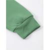 imageSOLY HUX Hoodies for Men Graphic Letter Print Long Sleeve Drawstring Sweatshirt Pullover Tops with PocketMint Green Letter