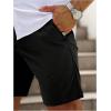 imageSOLY HUX Mens Casual Tracksuit Button Down Shirt and Drawstring Waist Short Sets Summer 2 Piece OutfitsWhite and Black