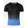 imageSOLY HUX Mens Gradient T Shirt Short Sleeve Round Neck Tee Summer TopsBlue Ombre