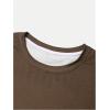 imageSOLY HUX Mens Gradient T Shirt Short Sleeve Round Neck Tee Summer TopsBrown Ombre